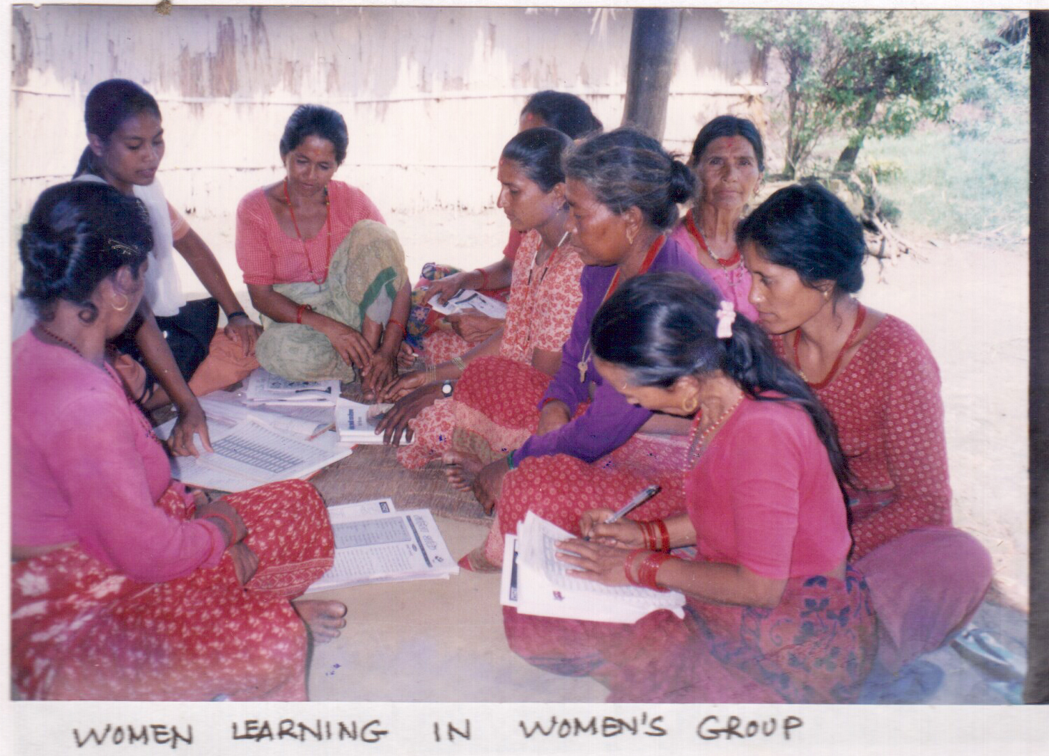 Women learning together in a NIDS women’s group